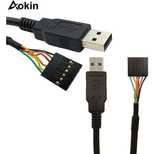 6Pin FTDI FT232RL FT232 Module For Arduino USB to TTL UART Serial Wire Adapter RS232 Download Cable Module LED Indicator