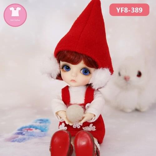 Free shipping BJD Clothes 1/8 Cute Mini Dress or Suit For Lati Yellow Lumi Haru Sunny Body Doll Clothes Accessories OUENEIFS