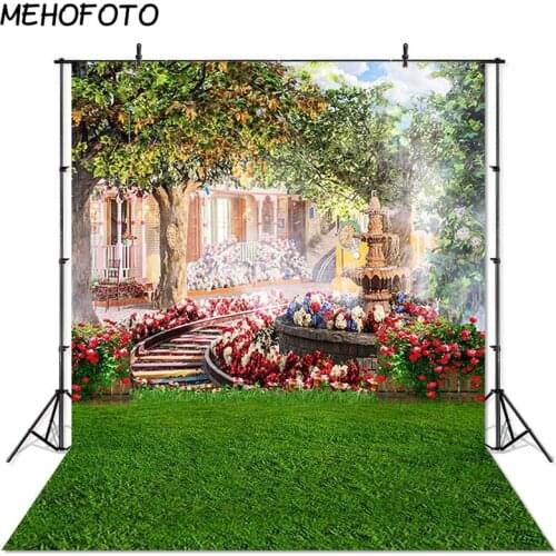 Flower Garden Photography Background Nature Wedding Spring Backdrop Photobooth Photocall Decor Photographic Prop