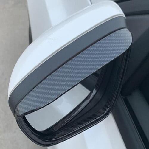 For Ford Focus 4 MK4 2019 2020 Car Rear View Mirror Sticker Rain Eyebrow Auto Side Mirror Rain Board Shield Sunshade Cover Trim