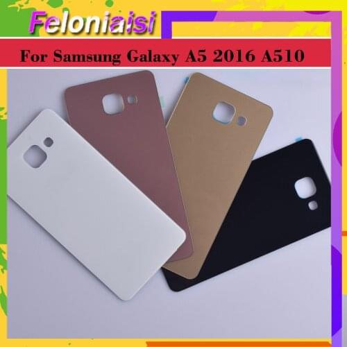 For Samsung Galaxy A510 A510F A5100 A5 2016 Housing Battery Door Rear Back Glass Cover Case Chassis Shell Replacement