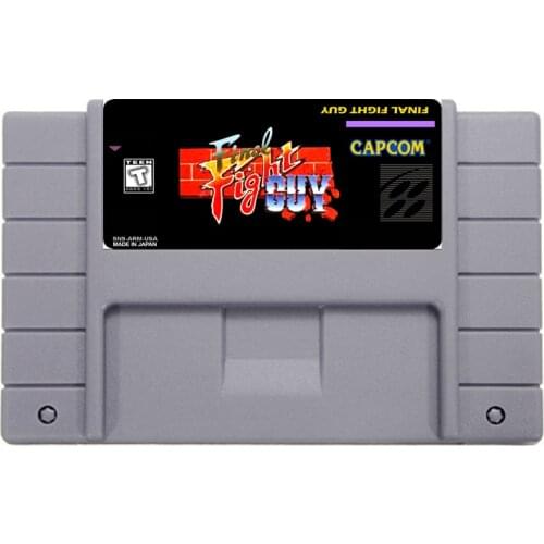 Hot Selling 16bit 46pin Super Game Card - Final Fight Guy