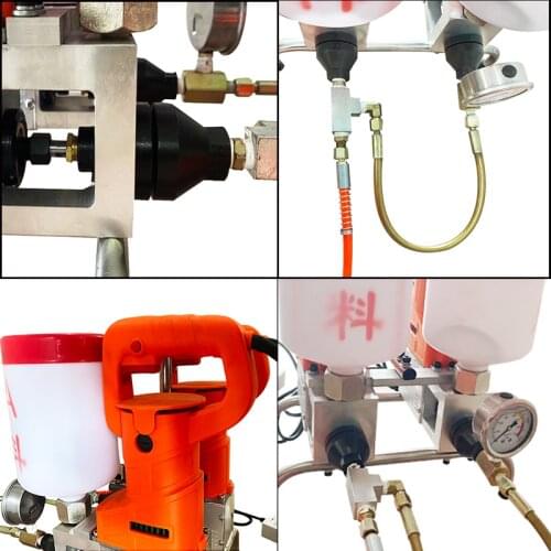 China waterproofing concrete crack repair tool epoxy /polyurethane injection grouting machine
