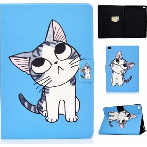 Leather PU Case For iPad 5 6 8 9 Air 1 2 Cover Full Protect Smart Cover Holder Protective Case For Apple iPad 2017 2018 Cover