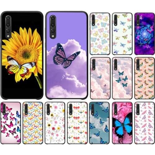 FHNBLJ beautiful butterfly Phone Case For Huawei P10 20 30 40 Lite P20Pro P30Pro P40Pro Psmart