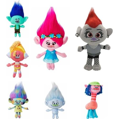 New Movie Trolls World Tour Plush Toy Trolls 2 Poppy Branch Brab Stuffed Cartoon Dolls Toys Children Kids Christmas Gifts