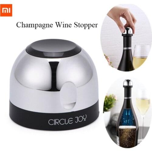 Original Xiaomi Mjia Circle Joy Sparkling Wine Mini Champagne Stopper CJ-JS02 1 / box For Xiaomi Smart Home Kits gift