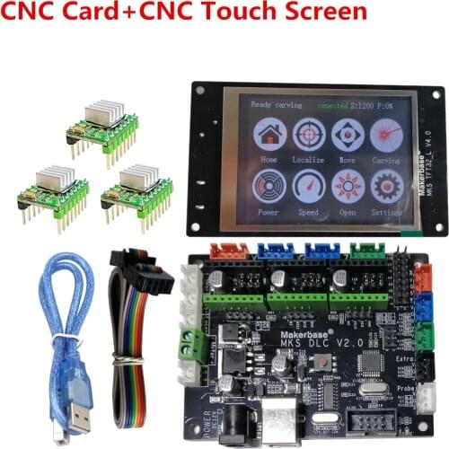 CNC OFFLINE control board MKS DLC V2.0 + TFT32 CNC display DIY parts cnc laser machine controller expansion monitor upgrade kit