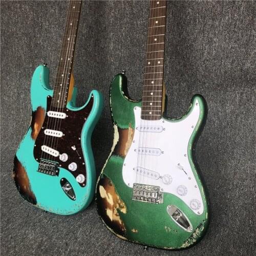 In stock, 2pcs used guitar value, real photos, free shipping, guitar combination package, factory wholesale and retail