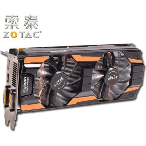 ZOTAC Graphics Cards GTX 660 2GD5 2GB Thunderbolt Edition GPU 192Bit GDDR5 Video Card Map GTX660-2GD5 DVI HDMI DP GTX660 Used