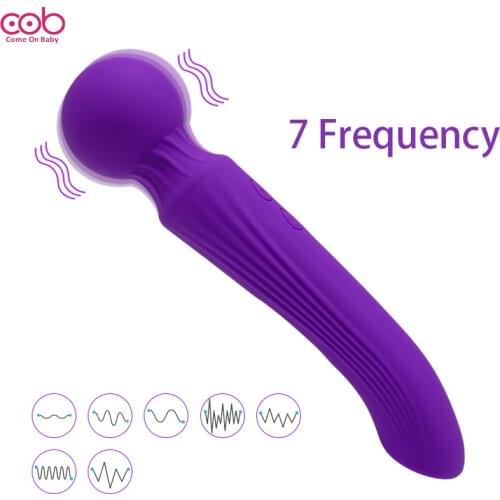 Magic Wand Clit Vibrator Dildo Clitoral Stimulator Couple Massager Sex Toys Adult Vibrator Female Multi-Frequency Masturbator