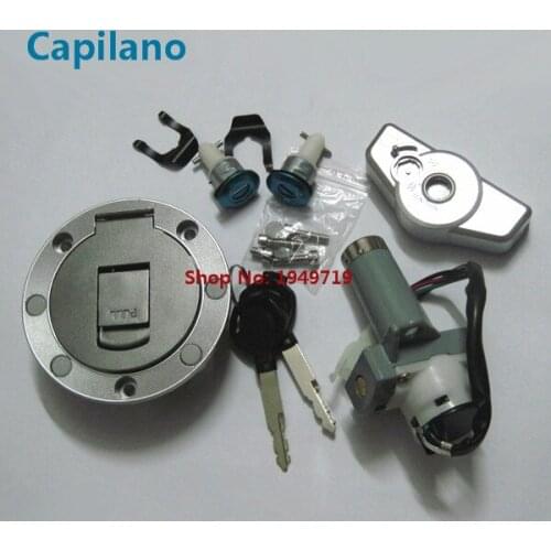 Motorcycle scooter WY125 ignition switch lock set electric power door lock with big gas tank cap for Wuyang 125cc WY 125 parts