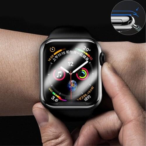 Screen Protector for apple watch 5/4/3/2/1 3D Curved Anti-Scratch Anti-Bubble protective glass iwatch film 44mm 40mm 42mm 38mm