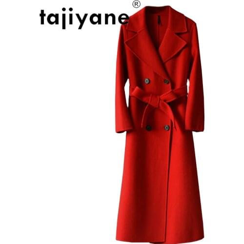 Womens 2021 Winter Coats 100% Wool Jackets Especially Female Cashmere Coat Women Double-sided Woolen Clothes TN1587