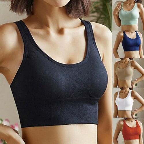 Women Sports Bra Top Women Bras 2021 Push Up Crop Fshion Women Summer Top Fitness Tank Top Gym Jogging Yoga Bra Underwear Women