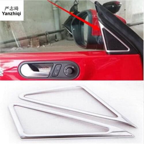 2pcs/lot Car stickers ABS material High position air conditioning outlet decoration cover for 2013-2018 Volkswagen VW Beetle