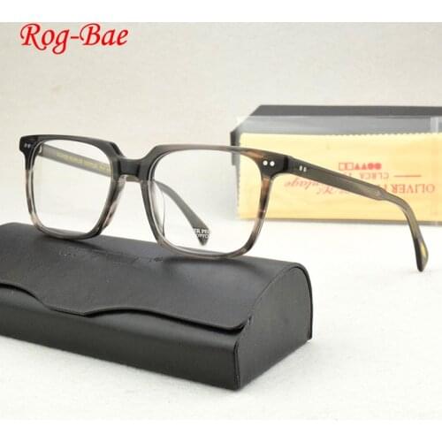 202 Optical Glasses Frame Men Acetate Vintage eye glasses frames for women eyeglasses myopia computer Retro Spectacles OV5407