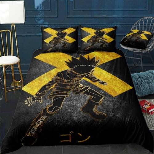 Gon freecss Duvet Cover Comfortable Quilt Home Decora Design Universal Bedding Set Bedclothes+Pillowcase 3pcs