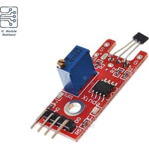 4pin KY-024 Linear Magnetic Hall Switches Speed Counting Sensor Module for arduino DIY Kit