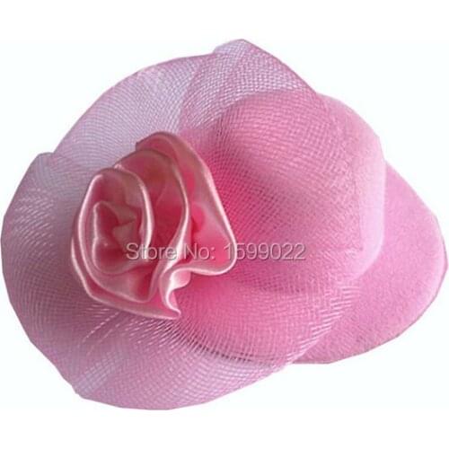 6pcs/lot Pink Rose Flower Hairpins for Hair Women Head Accessory Supplies Chidren Girls Stage Headdress Festival Headdress Gift