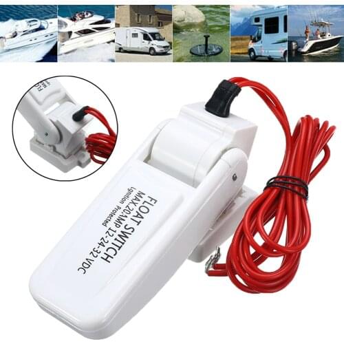 12v Automatic Electric Boat Marine Bilge Pump Float Switch Water Level Controller DC Flow Sensor Switch