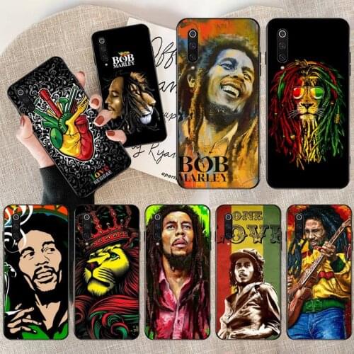 Lion Reggae Bob Marley Phone Case for Xiaomi Mi Note 10 Lite Mi 9T Pro xiaomi 10 10 CC9 Pro 9SE