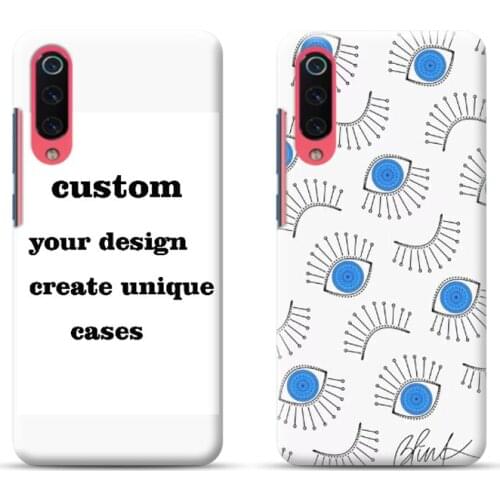 Blue Eyes Custom 3d Phone Case for Xiaomi 6X/6PLUS/8 For Xiaomi Series Full Wrap Printing Cases Drop ship support
