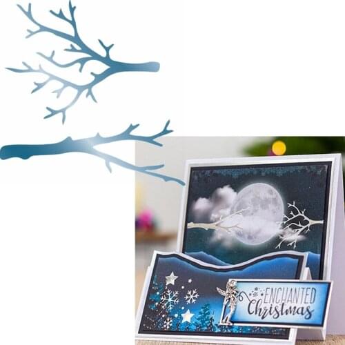 Branch Hot Foil Plate Christmas Decorative Branch for DIY Scrapbooking Embossing Crafts Cards Decoration New 2019