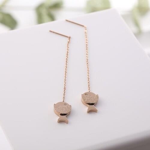 HFYK Women's Gold Earrings