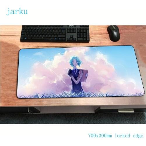 Houseki no Kuni mouse pad gamer Beautiful mousepad rubber desk mat 700x400x4mm gaming accessories pc xl keyboard mat oversized