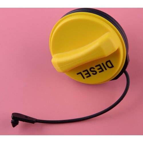 Car Diesel Fuel Filler Cover Cap Lid Plastic Yellow Fit For Land Rover Discovery LR 3 4 5 LR053666
