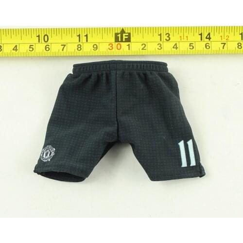 1/6 Scale Ryan Giggs Soccer Clothes Shorts Football Star For 12 Inches Action Figure Body No.11
