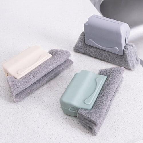 Multi-function Window Groove Cleaning Cloth Window Slot Brush Cabinet Drawer Hollow Corner Dust Removal Cleaning Brush Cleaner