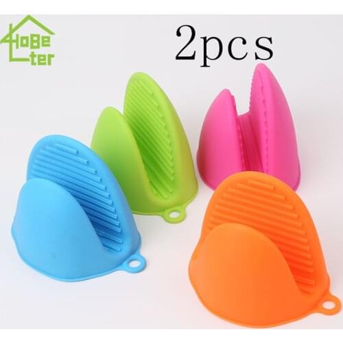 Multifunction Kitchen Silicone Oven Gloves Heat Resistant Gloves For BBQ Gloves Anti-slip Pot Oven Mitts Kitchen Gadgets