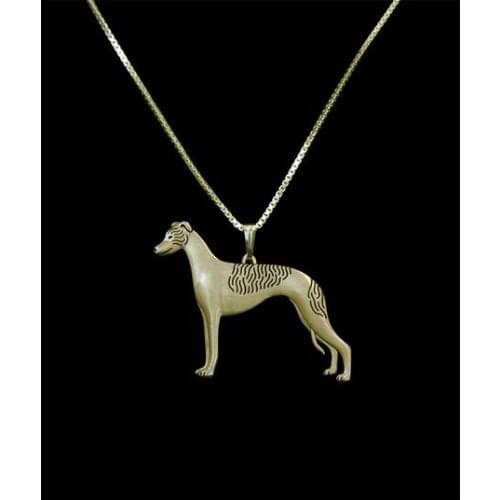 Newest fashion Handmade Whippet Standing Pendant women chain necklace Dog charm Jewelry Pet Lovers Gift Idea