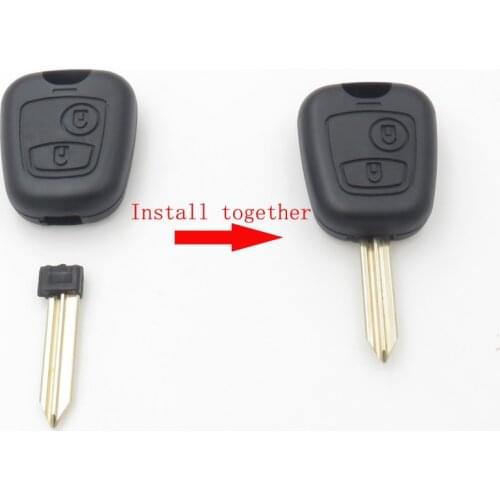 Cocolockey New 2 BUTTON For CITROEN SAXO XSARA BERLINGO PICASSO SX9 KEY CASE A67 NO LOGO
