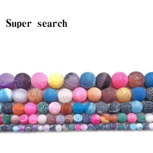 Wholesale Natural Old Colorful Agates Stone Beads For Jewelry Making DIY Bracelet Woman Necklace 4/6/8/10/12 mm Strand 15