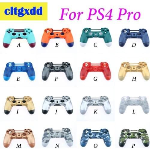 Cltgxdd Plastic Handle Controller Shell Replacement For Sony PlayStation 4 PS4 Pro Slim JDM JDS 040 Gamepad Housing Case