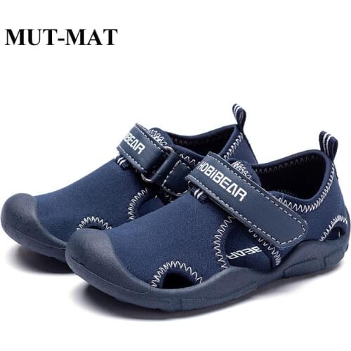 Children shoes 2021 Summer new kid Functional sandals Childrens barefoot sandals Fashion non-slip boy soft bottom shoes