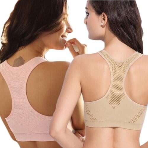 Sexy Women Girls Padded Seamless Bra Vest Tops Push Up Bras Solid Underwear Bras Stretch Breathable Quick Dry Female Bras Top
