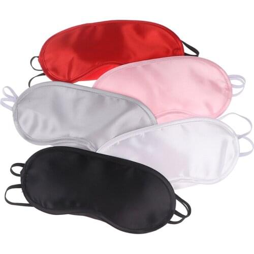 Silk Sleepmask Eye Mask for Sleeping, Cute Travel Eye Shade Cover, Nap Blackout Sleep Eye Patch Women Men Blindfolds Blinders