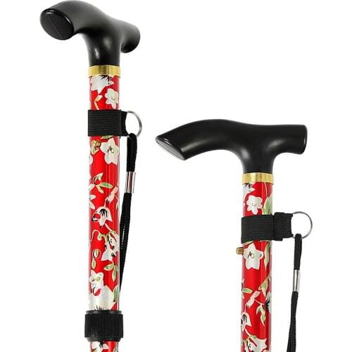 Collapsible Walking Sticks Shock Resistance Ultralight Outdoor Trekking Poles for Hiking Mountaining Elderly Protectors Crutch