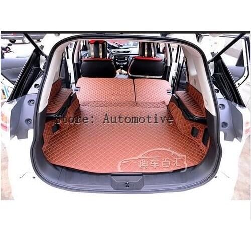 Special luggage mats for Nissan X-trail 2014 2016 Rogue durable waterproof leather trunk mats for X TRAIL 2015,Free shipping