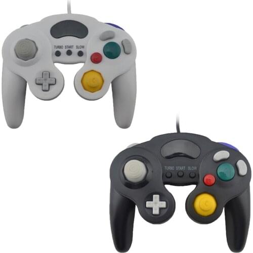 10PCS a lot 3 Buttons For Gamecube PC Wired Controller Joypad/Joystick/Gamepads For N-G-C /GC For MAC Computer Gamepad