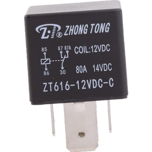 12V 80A 5 Terminals Change Over Relay SPDT Contacts Waterproof IP67