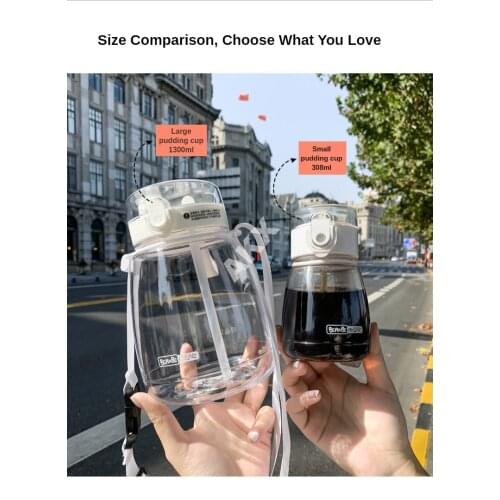 2021 Big Drinking Water Bottle Cup for Girl Sport Drink Bottle for Water Outdoor Straw Water Bottle Bottles with Strap BPA FREE