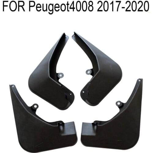 4 Pcs Set Molded Mud Flaps Mudflaps Splash Guards Front Rear Mud Flap Mudguards Fender YC101118