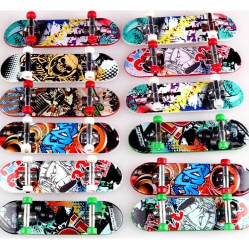 5pcs/lot Finger Skateboard Deck Mini Board finger board Tech Boys Games Adult Novelty Items Children Toy