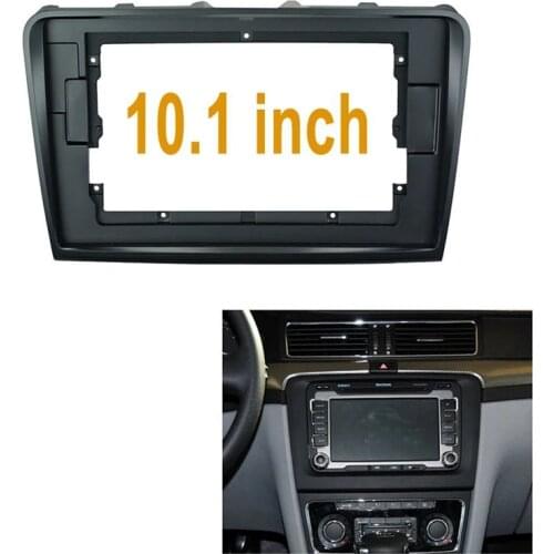 9 Inch 2Din Car Fascia for SKODA Superb 09-13 Stereo Fascias Panel Dash Mount Installation Car DVD Frame Kit In-Dash