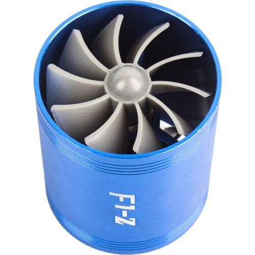 Auto Turbo Charger Dual Fan Supercharger Turbo 2.5-2.9inch Easy installation